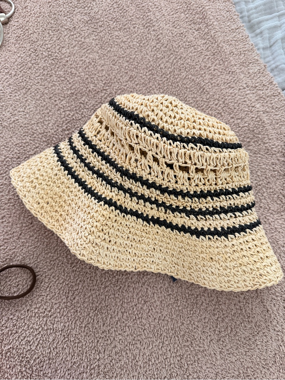 Mersea straw bucket hat